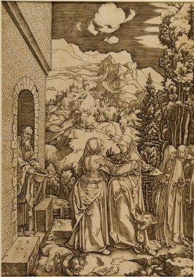 Raimondi Marcantonio - Visitazione (dalla serie: Vita della Vergine)